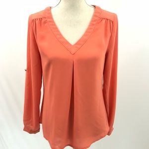 41 Hawthorn Stitch Fix V-Neck Popover Blouse Top